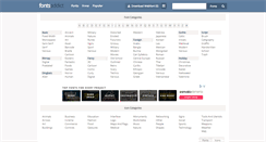 Desktop Screenshot of fontsaddict.com